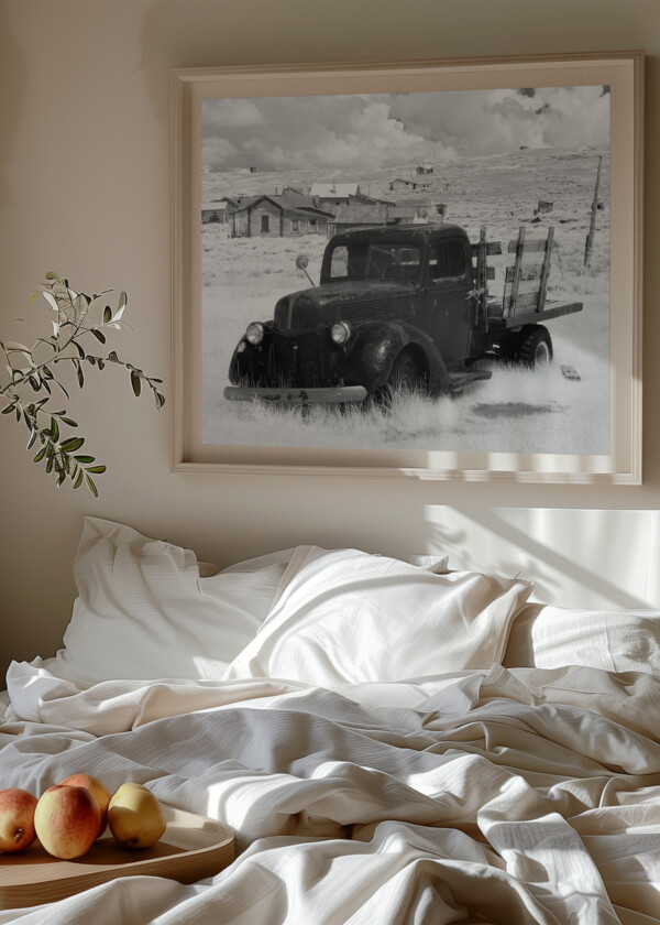 Abandoned pick-up in Ghost Town Bodie, California