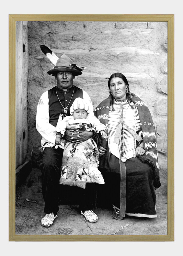 YELLOW BONE WITH WIFE, 1908