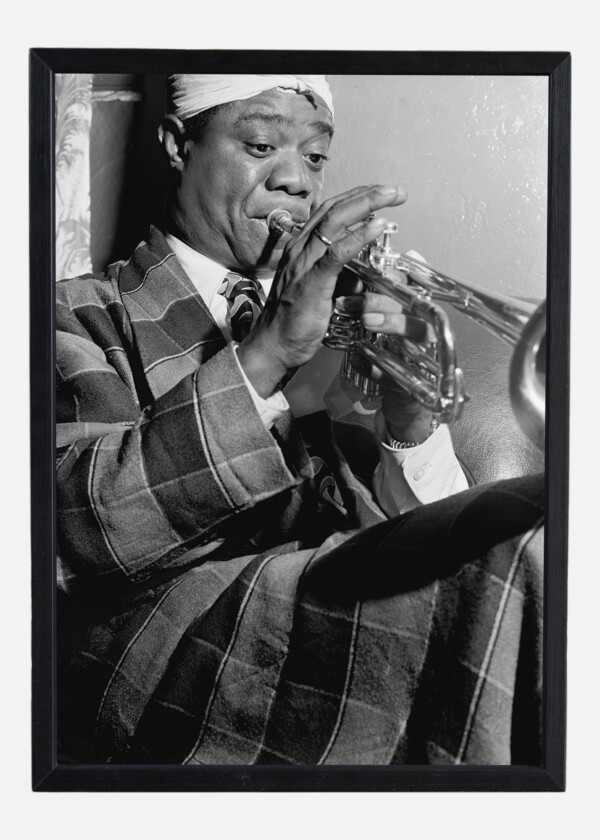 [PORTRAIT OF LOUIS ARMSTRONG, AQUARIUM, NEW YORK, N.Y., CA. JULY 1946]