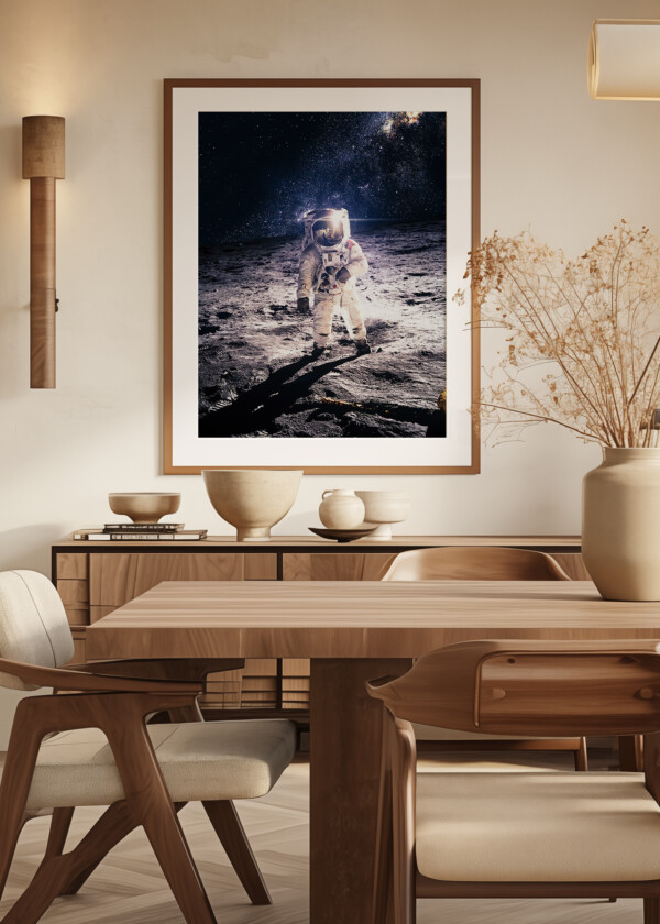 ASTRONAUT ON THE MOON