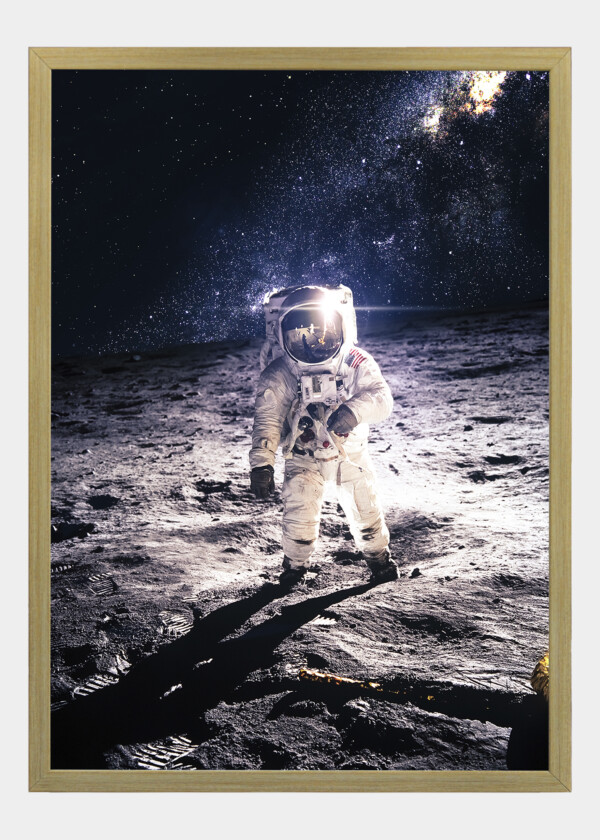 ASTRONAUT ON THE MOON