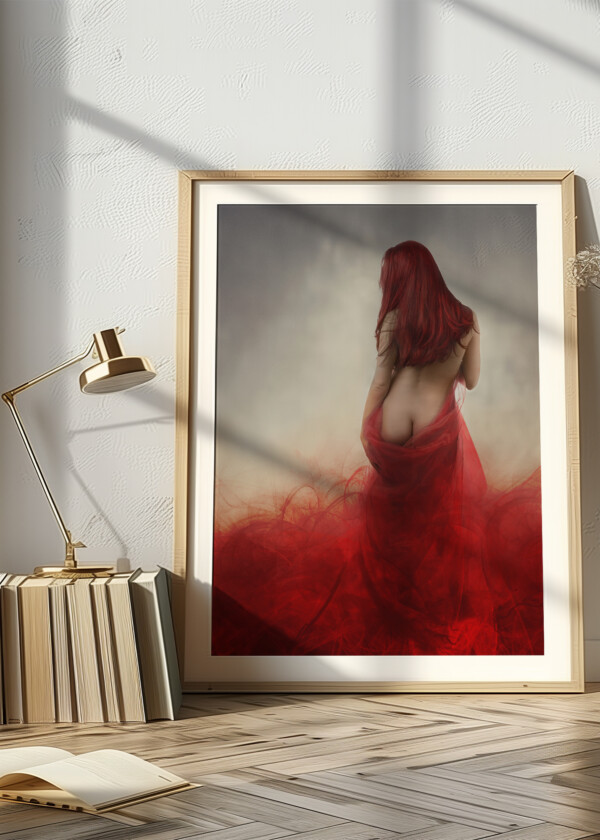 WOMAN IN RED HAIR