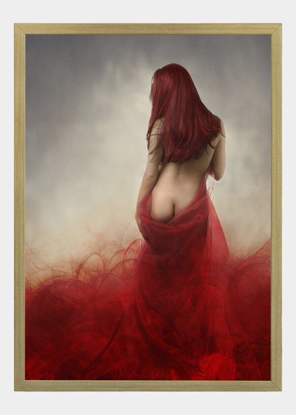 WOMAN IN RED HAIR