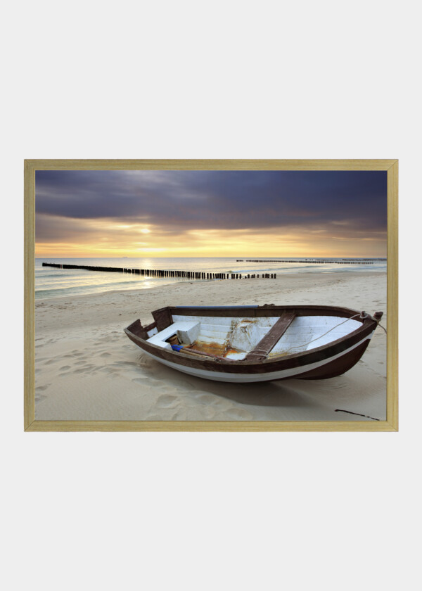 BOAT ON THE BEACH