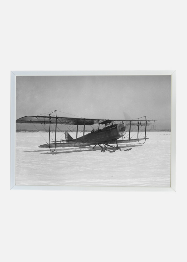 AIRPLANE IN SNOW,1922