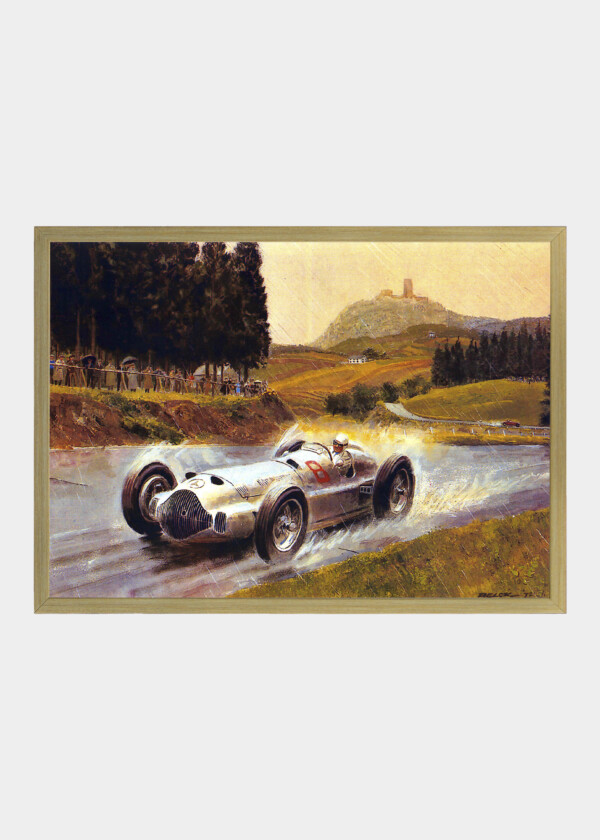 VINTAGE RACE-CAR PAINTING