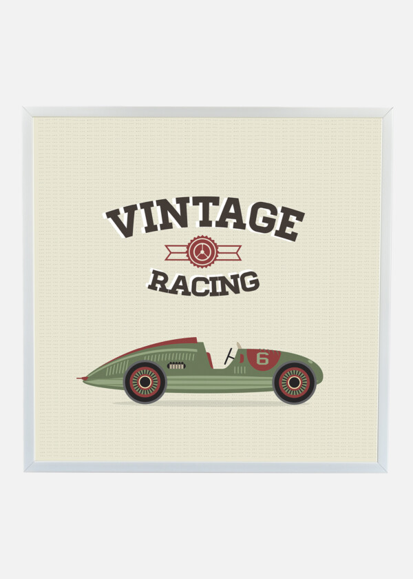 AFFISCH VINTAGE RACING