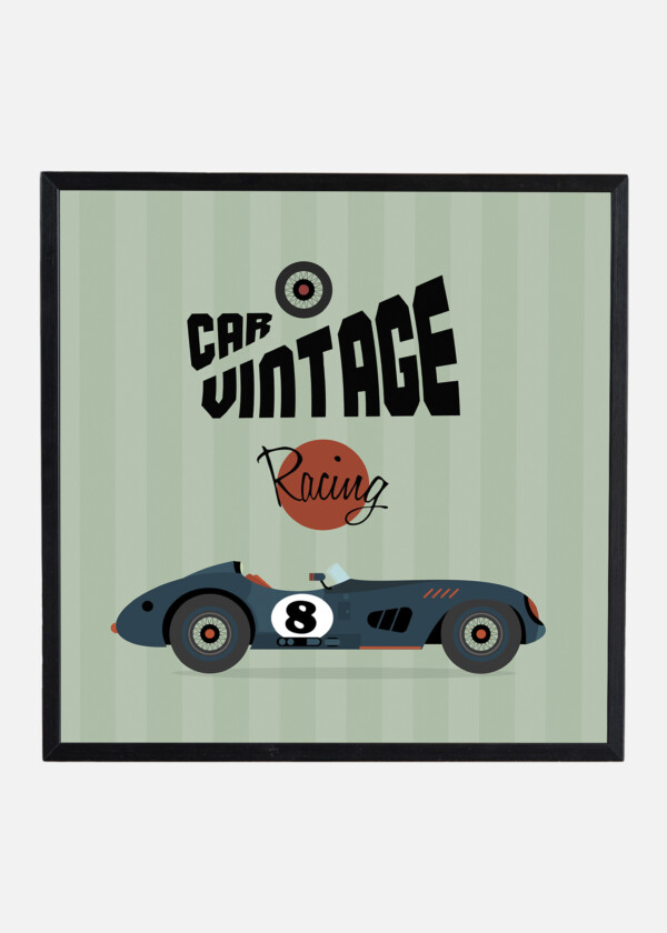 AFFISCH VINTAGE RACING