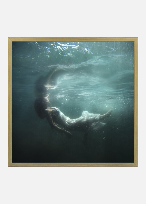 WOMAN UNDERWATER