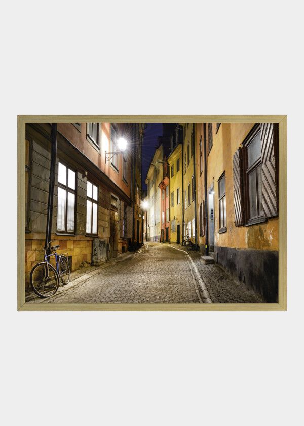 ALLEY IN THE OLD TOWN STOCKHOLM