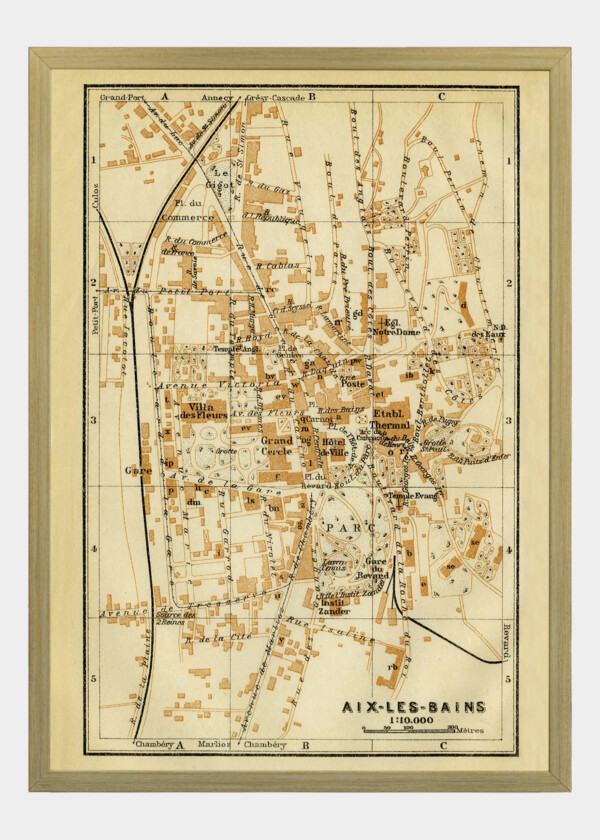 AIX LES BAINS, FRANKRIKE 1909