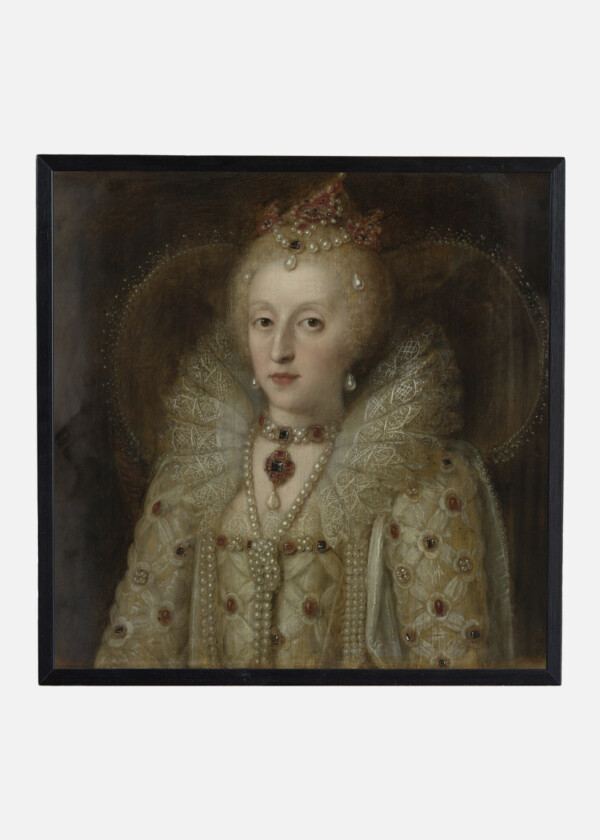 PORTRAIT OF ELIZABETH I, QUEEN OF ENGLAND, BY ANONYMOUS