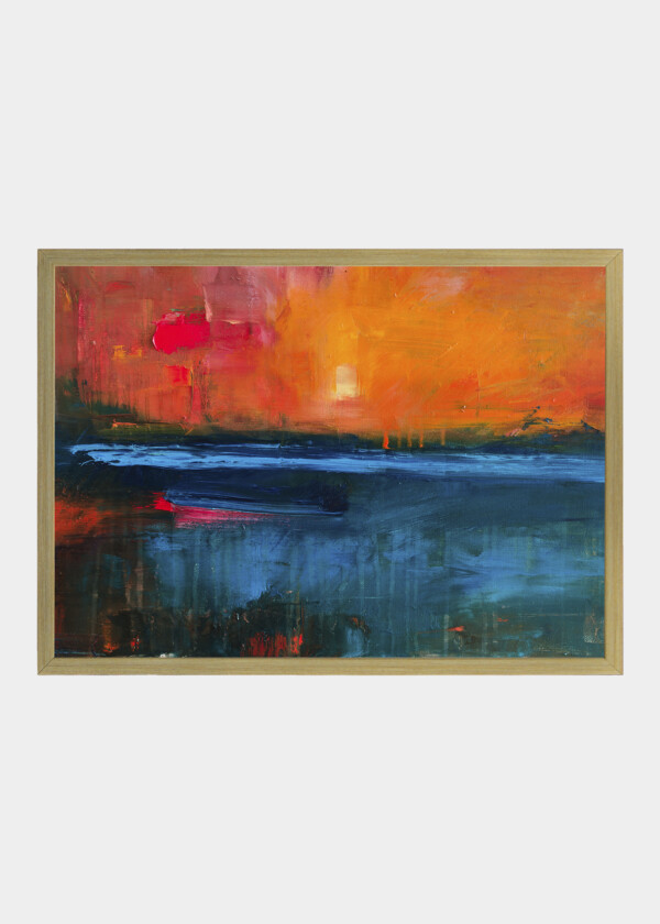 ABSTRACT OIL PAINTING BACKGROUND