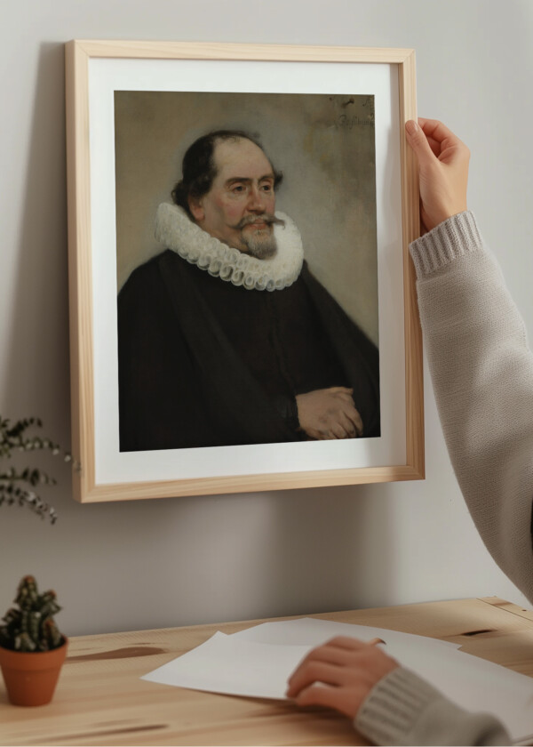 ABRAHAM DE POTTER, AMSTERDAM SILK MERCHANT, BY CAREL FABRITIUS, 1649